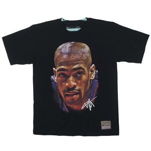 Vince Carter Phoenix Suns Mitchell & Ness Large Shirt Big Face Art Black New